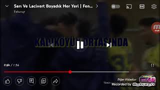 Sarı Ve Lacivert Boyadık Her Yeri