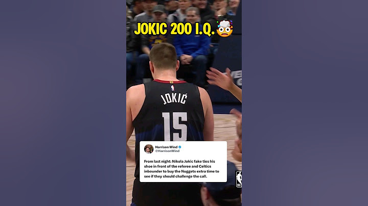Jokic with more BIG BRAIN TACTICS!🤯