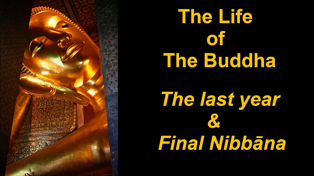 VESAK 2026 - Sun. 31. May 3PM - Chanting, Meditation, Talk: The last year and final Nibbāna