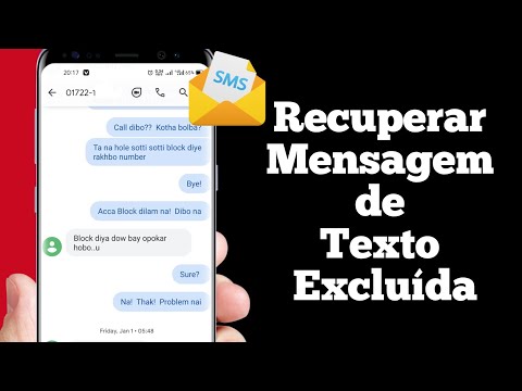 Vídeo: Como Ler SMS Apagados