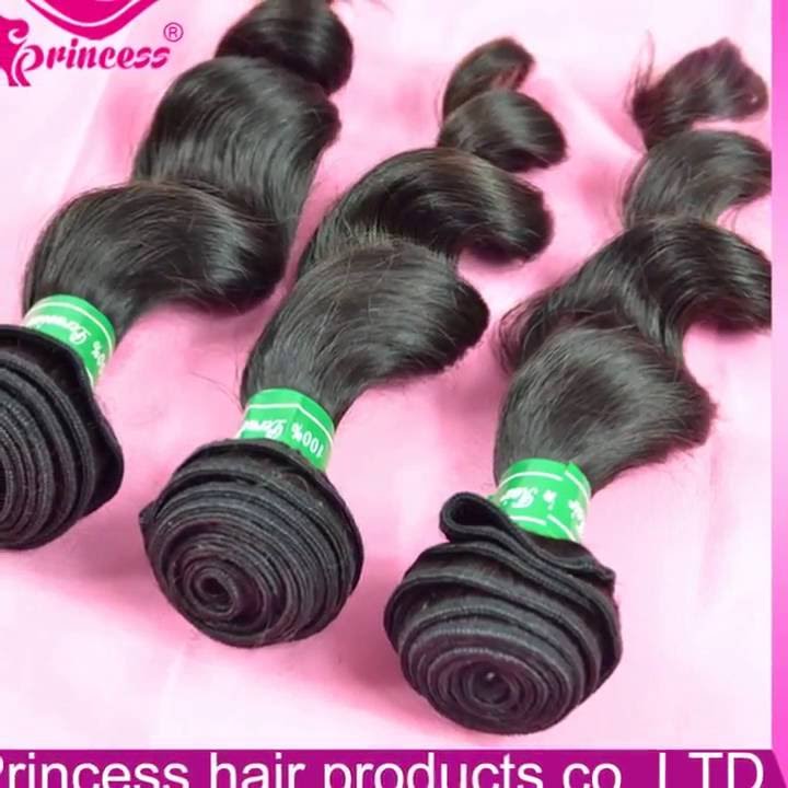 Princess Hair Peruvian Virgin Human Curly Weave Bundle