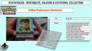 Profesör Keteleeria kutu setinin açılışı için istatistikler ve derecelendirmeler, Pokemon kartları