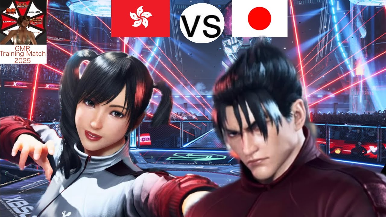 Tekken Training Match 2025 Xiaoyu vs Jin (🇭🇰Hongkong vs Japan🇯🇵)