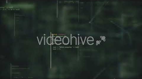 Digital Hacker Program Coding Cyber Screen | Motion Graphics - Envato elements