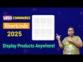 WooCommerce Product Shortcode Tutorial (2025) | Display Products Anywhere in WordPress