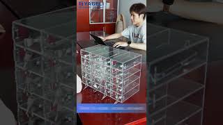 Acrylic Cell Phone Display Case with Lock and Door #phonedisplaycase #phonedisplay #displayracks