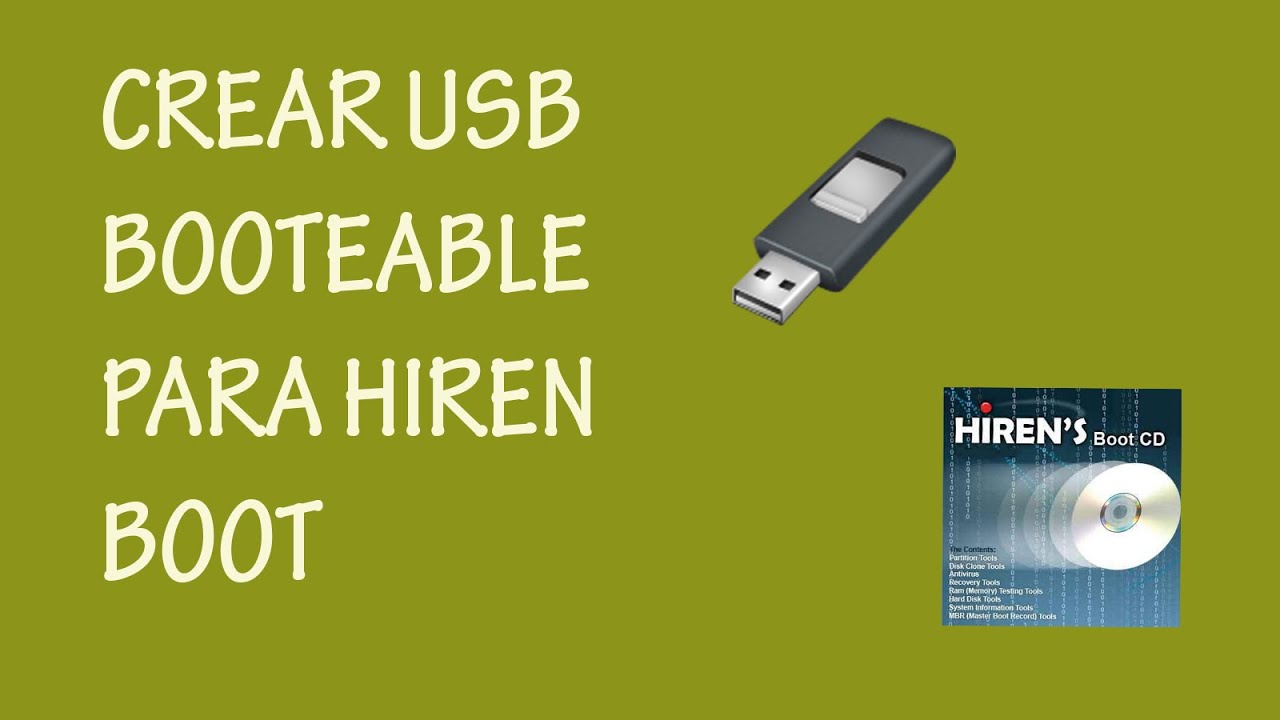 Como hacer usb booteable