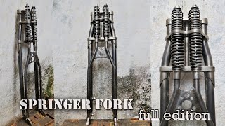 full edition, PROCESS! SPRINGER FORK Custom Work. CHOPPER , BOBBER , Custom Motorcycle