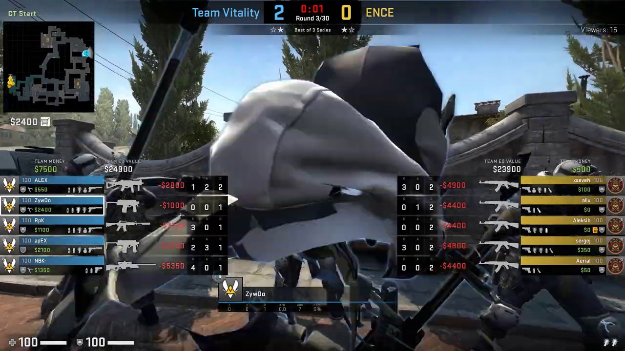 ESports - CS:GO, ENCE vs Vitality, StarSeries i-League Season 7 (31st of March 2019), Inferno - M...