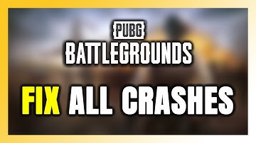 How to FIX PUBG: BATTLEGROUNDS Crashing, Freezing, Not Launching, Stuck & Black Screen