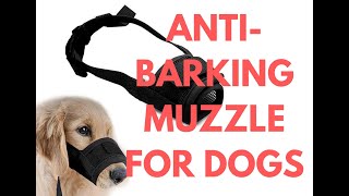 ANTI-BARKING DOG MUZZLE