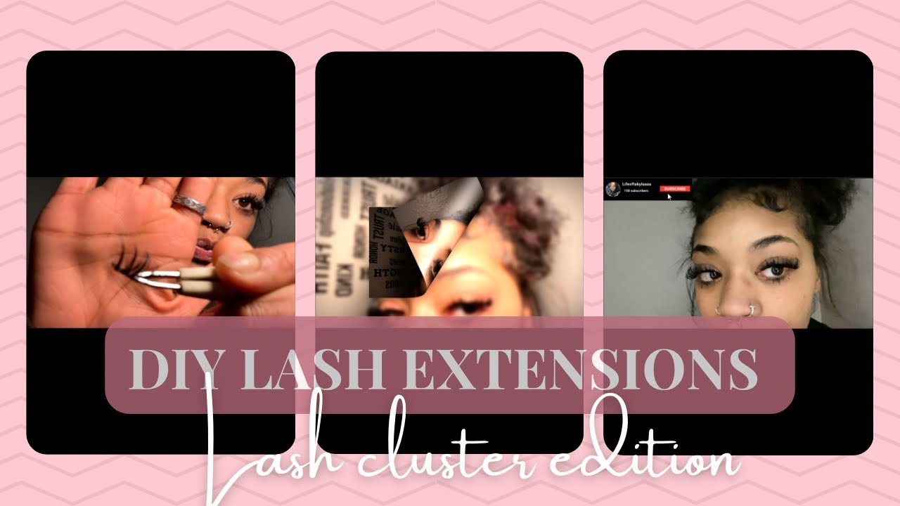 HOW TO: DIY LASH EXTENSIONS AT HOME - YouTube