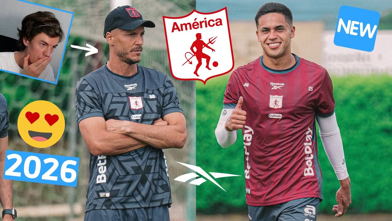 ¡NUEVA INDUMENTARIA REEBOK de AMÉRICA de CALI para 2026! - YouTube