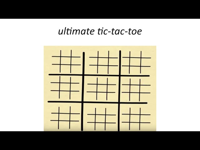 Ultimate Tic Tac Toe, Games