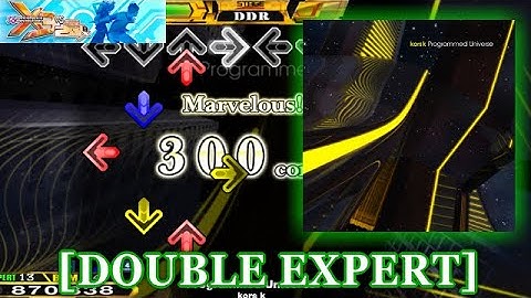 【DDR X3】 Programmed Universe [DOUBLE EXPERT] 譜面確認＋クラップ