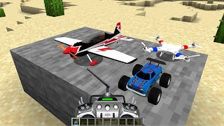 Playing Remote Control Car in Minecraft (Mod Download in Description) screenshot 1