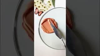 Wait for it🧡 | Creamsicle Orange 🍊 | #shorts #art #satisfying #painting #acrylicpainting