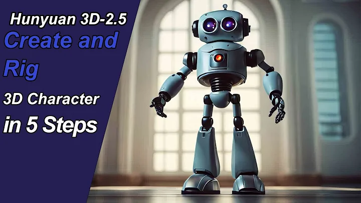 Hunyuan 3D-2.5 - Create and Rig a 3D Character in 5 Steps