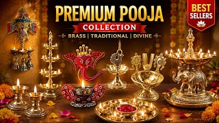 Top 10 Premium Pooja Products for Every Home 🙏 | Amazon Best Finds | Brass Mandir Essentials