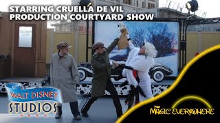 Starring Cruella De Vil Show - Walt Disney Studios - Disneyland Paris