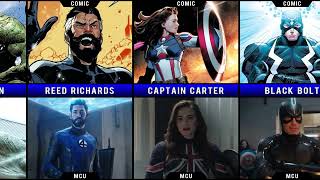 Comparison: Marvel comic's characters Vs. MCU (part 2)
