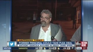 Former middle school principal Anthony Joseph Giancola may plead guilty to murder
