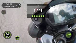 2020 triumph street triple 765 rs 0-100 km/h
