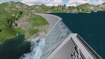 sketchup and lumion dam animation