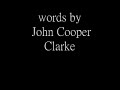 BEASLEY STREET - JOHN COOPER CLARKE