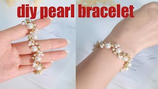 diy pearl bracelet#howtomakebracelets|smart life with simi