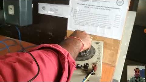 Lab Video_18ELE47_Expt.No.11_ Equivalent circuit of single phase induction motor_Madhava Rao.J