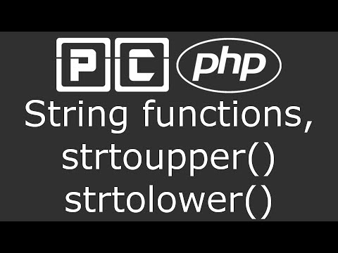 strtolower  New  Hướng dẫn cho người mới bắt đầu PHP 26 - các hàm chuỗi, strtolower và strtoupper