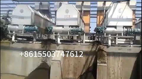 solid liquid separator machine manure dryer equipment pig manure dewatering equipment with filter