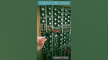 Corsynth - DR-01 Bass Drum - Audio rate triggering #shorts #modularsynth #MU #5U #MUformat #synth