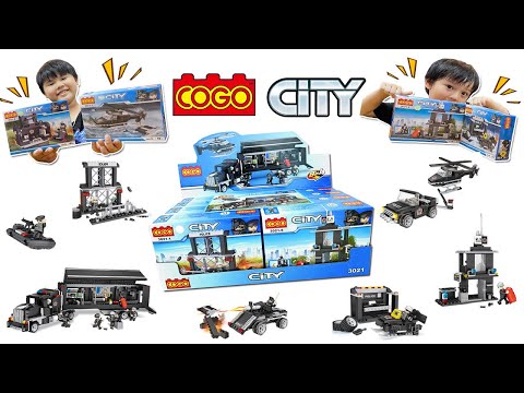 รีวิวของเล่น ชุดตัวต่อเลโก้ ตำรวจ / Lego Police Station | Bm and Porsche