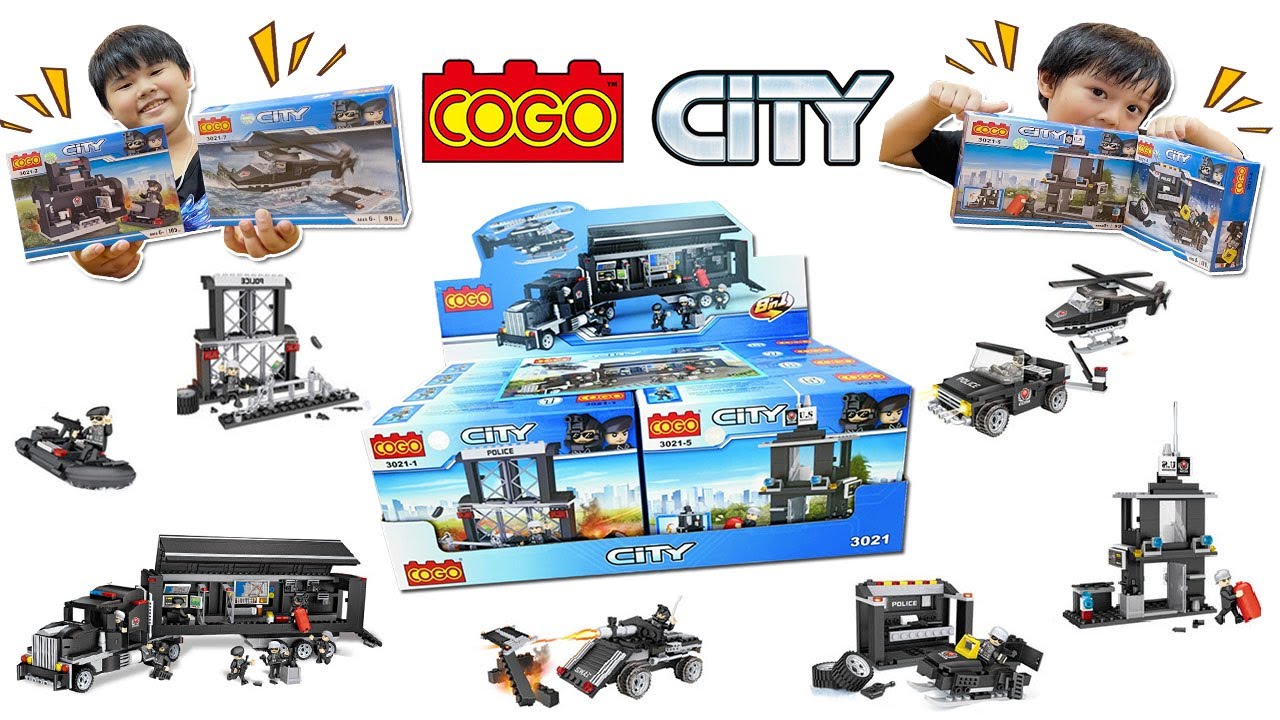 รีวิวของเล่น ชุดตัวต่อเลโก้ ตำรวจ / Lego Police Station | Bm and Porsche