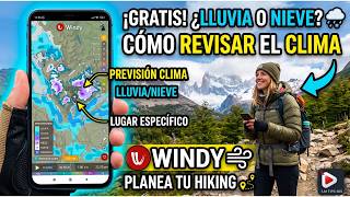 Cómo revisar el clima antes de un Trekking/Hiking | con WINDY Paso a Paso screenshot 2