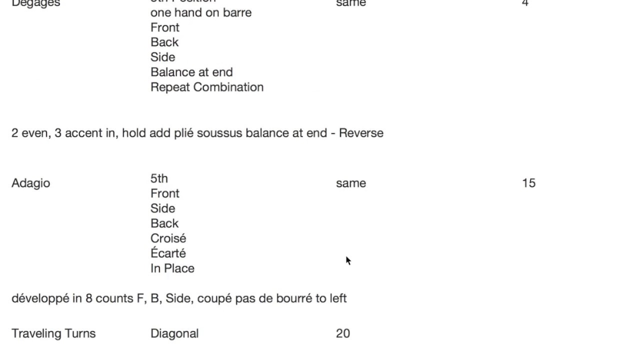 online dance class planner ballet training video stretchstrength online class planner