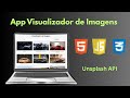 Como Criar um Visualizador de Imagens com a API do Unsplash | HTML, CSS e JavaScript