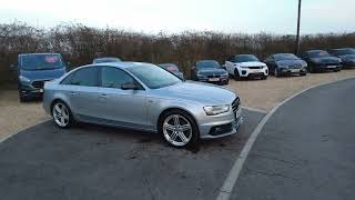 AUDI A4 TDI BLACK EDITION PLUS, 2015 MANUAL DIESEL SALOON IN FLORET SILVER METALLIC