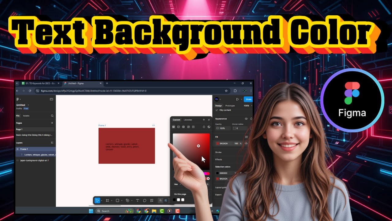 How To Change Text Background Color in Figma - Quick Tutorial - YouTube