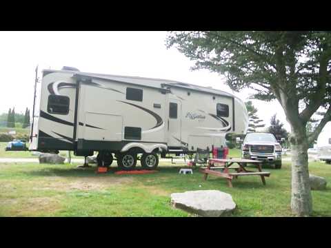 Staying at the Mt. Desert Narrows Campground near Bar Harbor, Me