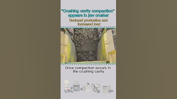 What is the harm of "crushing cavity compaction" in the jaw crusher?
