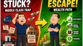 The 3 Money Paths To Escape Middle Class Trap Explained #finance 