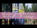 Review LAUSAINT HOME Outdoor Patio Gazebo 10'x13' with Expansion Bolts, Heavy Duty Party Tent & Shel