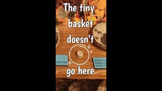 Tiny O'odham Basket at AZMNH