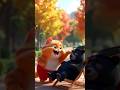 Silly Orange Cat 😂 | Lazy Bear Ki Zabardast Masti 🐱🐻 #shorts