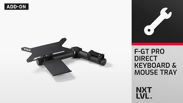 Next Level Racing F-GT Pro Direct Keyboard and Mouse Tray Instructional Video