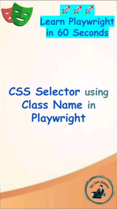 Playwright Tutorial | CSS Selector using Class Name in Playwright - YouTube