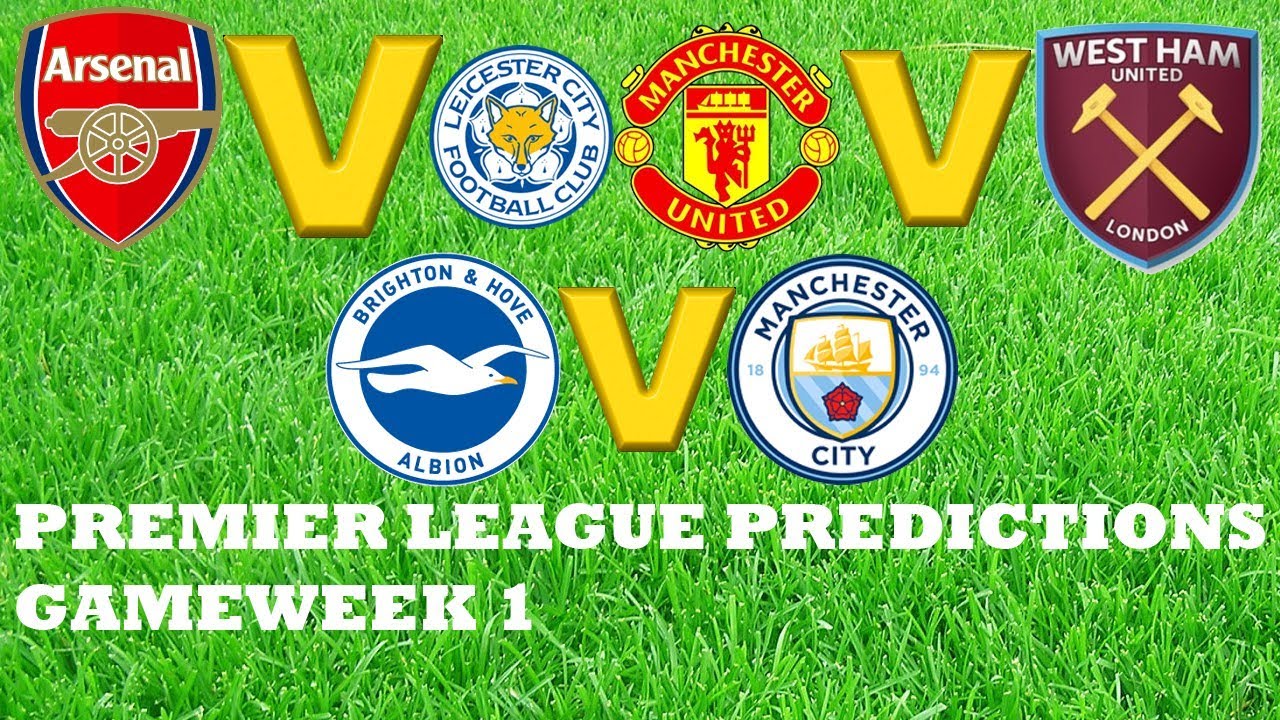 [Football] Premier League Gameweek 1 Predictions W/ Max {1} YouTube